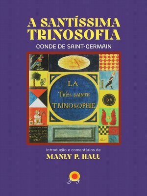 cover image of A santíssima trinosofia